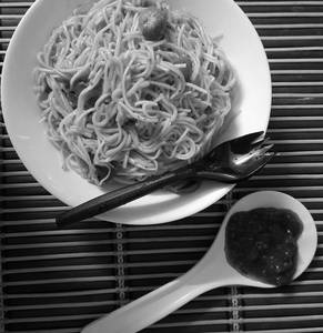 Shezwan Mushroom Veg Noodles