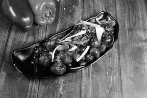 Chilli Mushroom Dry