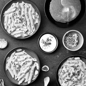 Sweet Corn White Sauce Penne Pasta