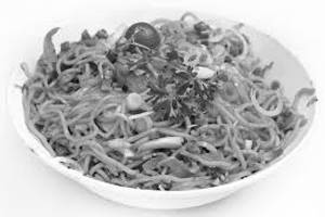 Mushroom noodles
