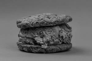 Dark Chocolate And Sea Salt Cookie Sandwich