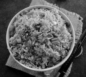 Veg Garlic Fried Rice