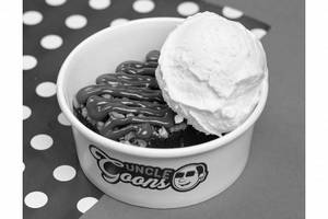 Walnut Nutella Brownie With Ice Cream