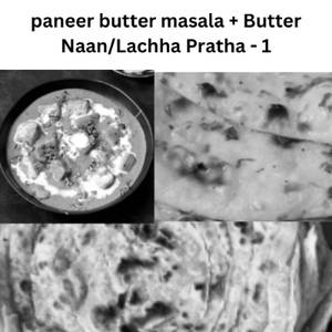 Paneer Butter Masala + Butter Naan/lachha Pratha - 1