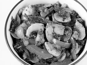 Mushroom Pepper Fry