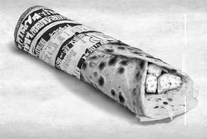 Paneer Cheese Schezwan Frankie