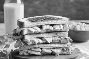 Grilled Chicken And Egg Cheese Sandwich