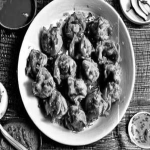 Butter Garlic Chicken Fried Momos