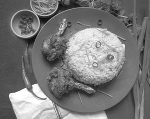 Special Chicken Fried Rice + Chicken Lollipop