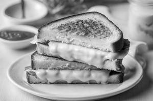 Grilled Spicy Mayo Cheese Sandwich
