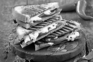 Grilled Paneer Chilli Cheese Sandwich