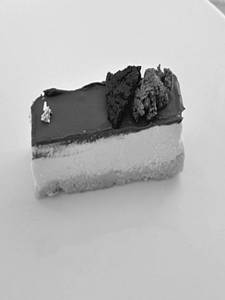 Couverture Chocolate Cheesecake Slice