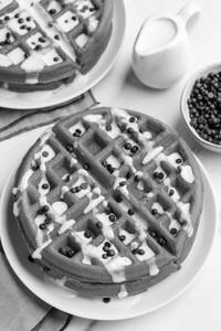 Red Velvet waffle [ White Choco ]