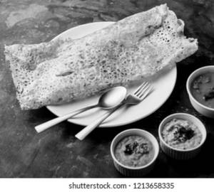 Onion Rava Masala Dosa