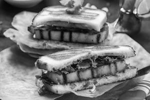 Grilled Aloo Tikki Sandwich