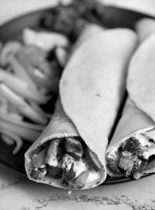 Hot Garlic Chicken Shawarma