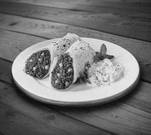 Chicken Keema Parotta Roll