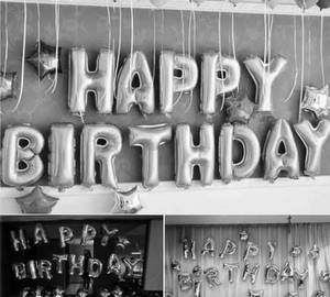 Happy Birthday Foil Balloons
