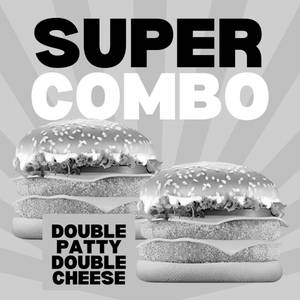 Veg Bro-Fessional Whopper Burger [2 Burgers]