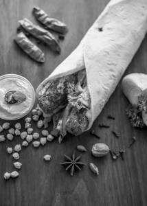 Chicken Adana Kebab Shawarma
