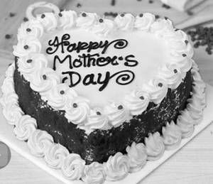 Mother's day Red Velvet Heart Cake