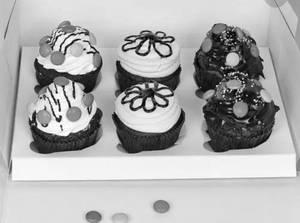 Chocolate Combo Jems Cupcakes 6pcs