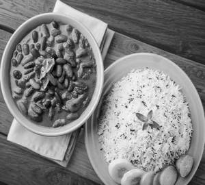 Rajma and rice .