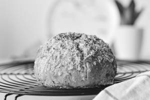 Eggless Korean Cream Cheese Garlic Bread [140 grams]
