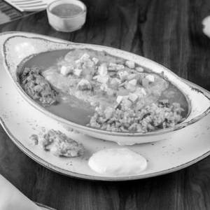 2 Beans With Classic Sauce Enchiladas