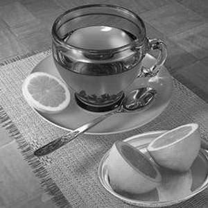 Lemon Tea Glass