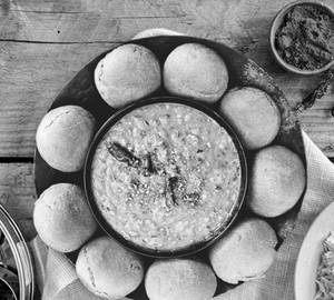 Dal Baati 4 piece                                                       