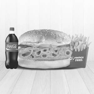 Me 3 ( Mac N Cheese Burger + F. Fries + Drink )