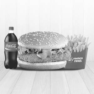 Me 4 ( Paneer Cheese Burger + F. Fries + Drink )