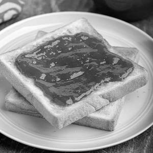 Bread Toast With Jam