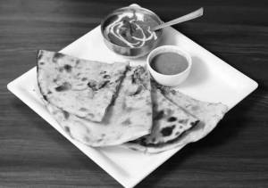Chicken Naan With Gravy