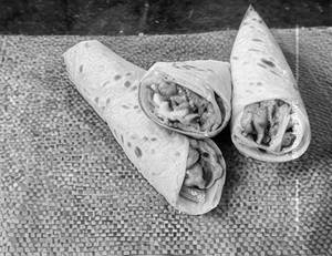 Double Egg Double Chicken Seekh Kathi Roll