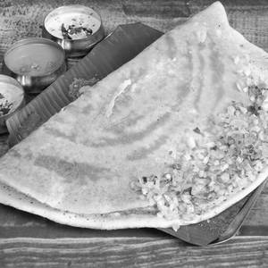 Butter Onion Masala Dosa