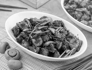 Chilli Mushroom Dry