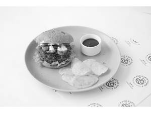 Mushroom & Bean Burger