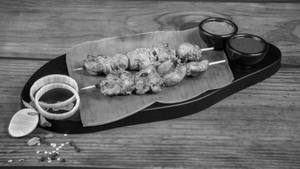 Chicken Reshmi Lasooni Kebab                                            