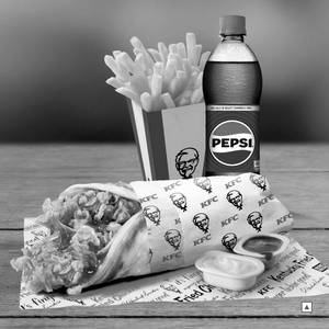 Double Chicken Roll Meal for 1