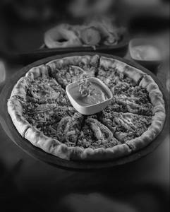 Manakeesh With Chicken Kebab Stuffed Crust