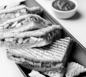 Paneer butter sandwich