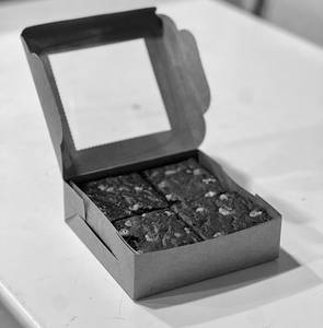 Pack Of 4 Walnut Brownie