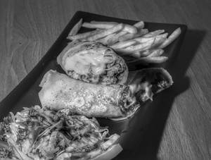 Cheesy Chicken Lebanese Shawarma With Tahini