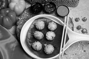 Shitake Spinach Dimsums [6 Pieces]