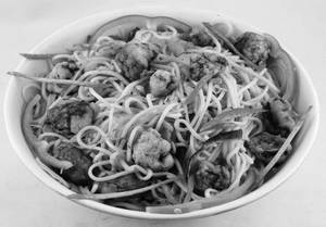 Mushroom Chowmein