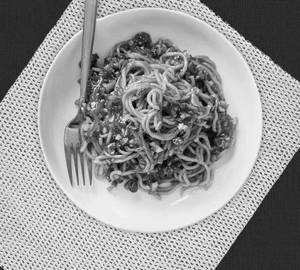 Manchurian noodles 