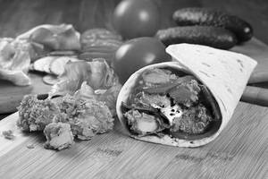 Popcorn Chicken Wrap
