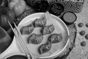 Vegetable Pokchoy Dimsums [6 Pieces]